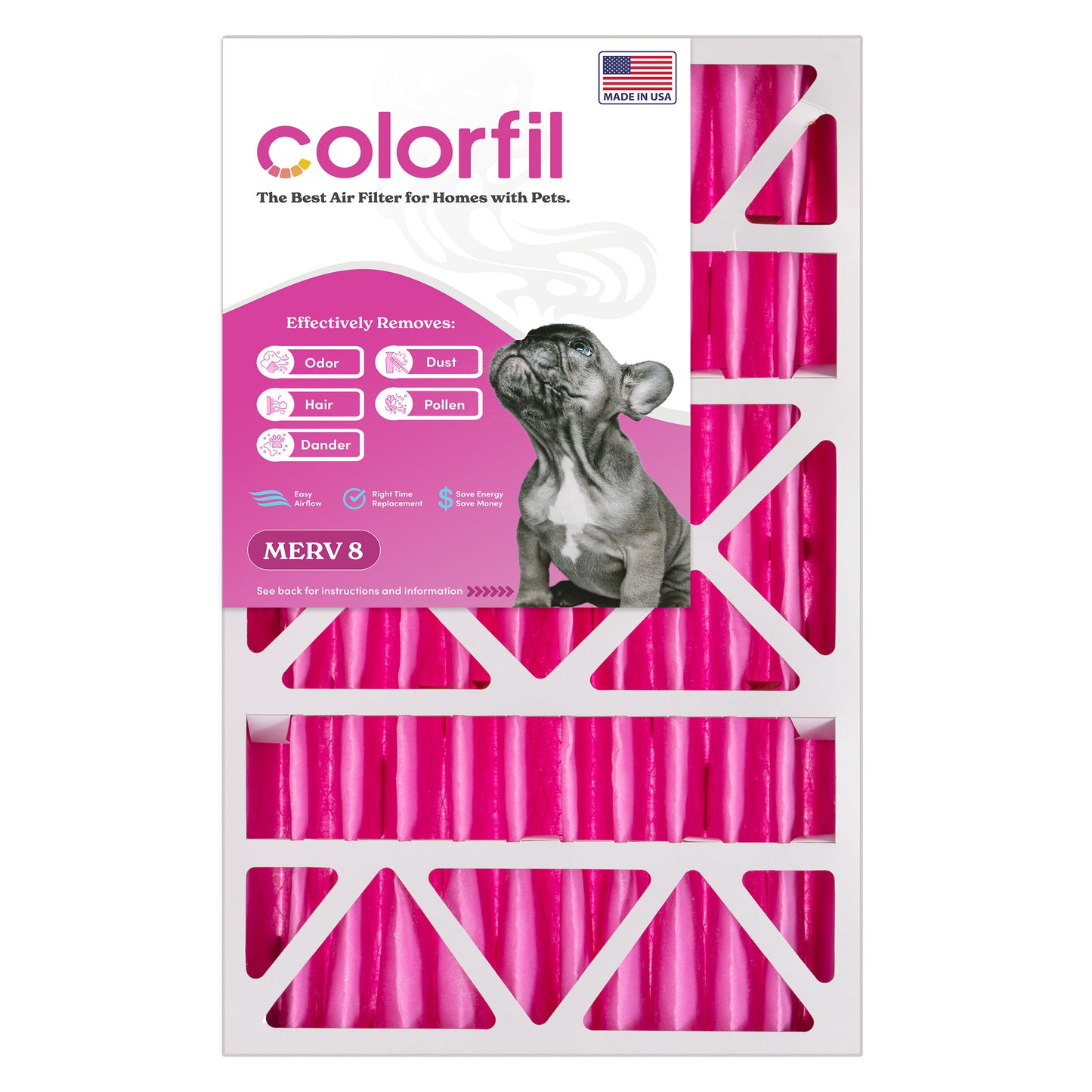 16x25x5 Colorfil Air Filter