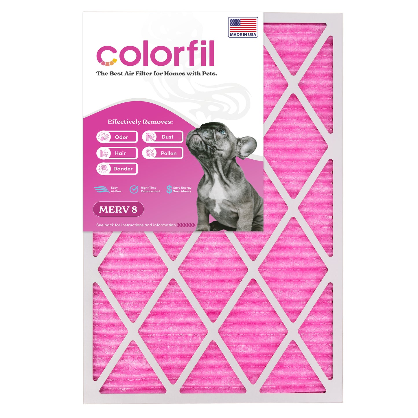16x30x1 Colorfil Air Filter